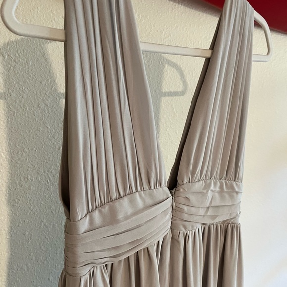 Lulu’s Heavenly Hues Light Grey Maxi Dress - Picture 4 of 9